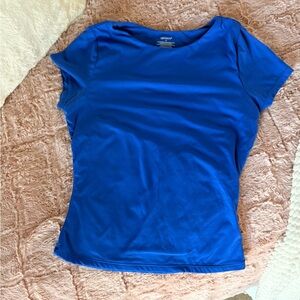 Amazon women’s Vibrant Blue Short Sleeve Tee